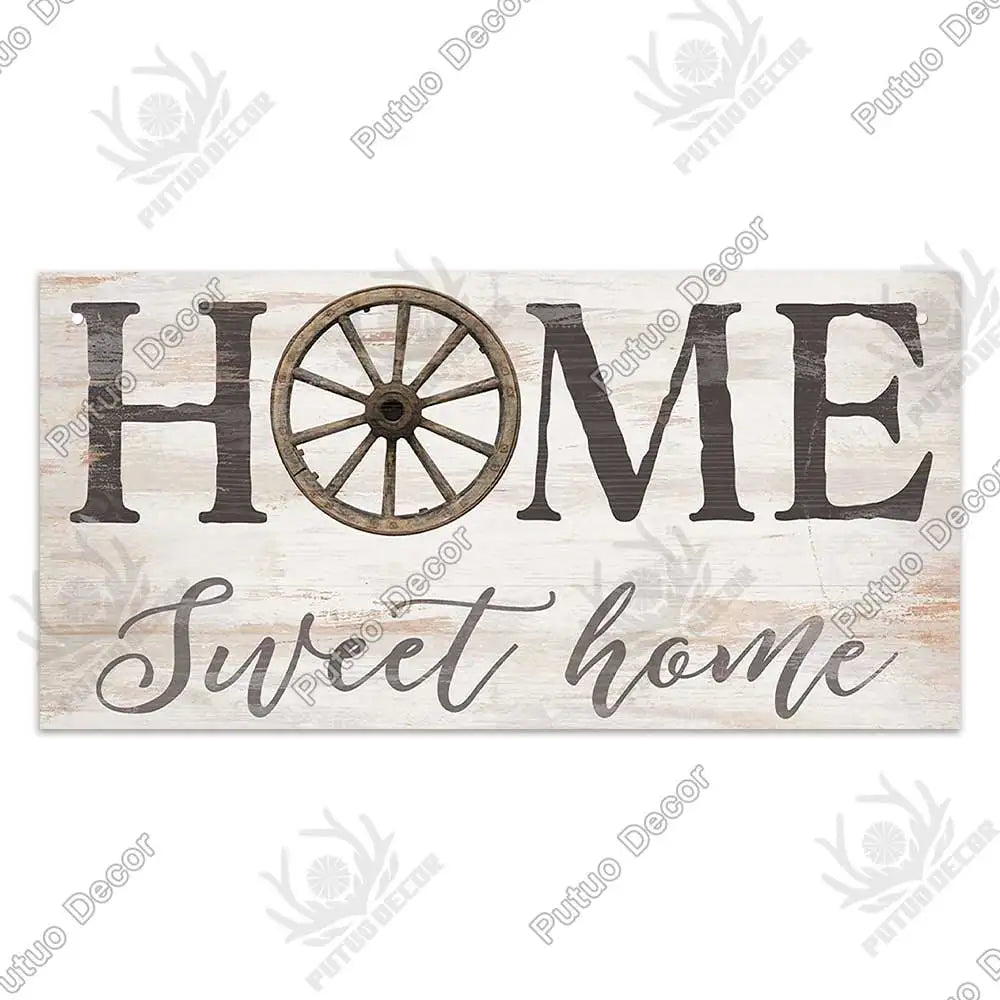 -Family Wooden Signs, Wall Plate Art Decor Friendship, Pendant, Home Decoration