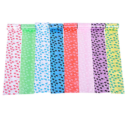 Hot Sale 1/10Roll Degradable Pet Dog Waste Poop Bag with Printing Doggy Bag for Cat Dog Color Random Delivery