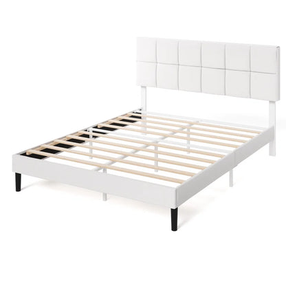 Suhavi Contemporary Modern Tufted Upholstered Platform Bed