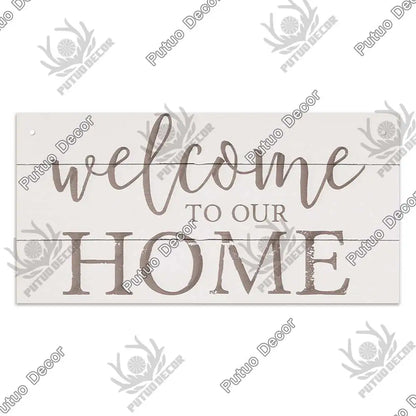 -Family Wooden Signs, Wall Plate Art Decor Friendship, Pendant, Home Decoration