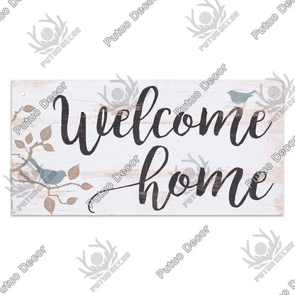 -Family Wooden Signs, Wall Plate Art Decor Friendship, Pendant, Home Decoration
