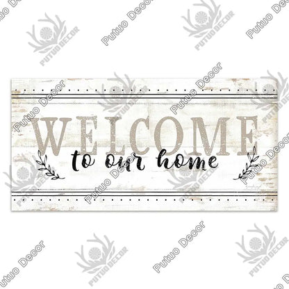 -Family Wooden Signs, Wall Plate Art Decor Friendship, Pendant, Home Decoration