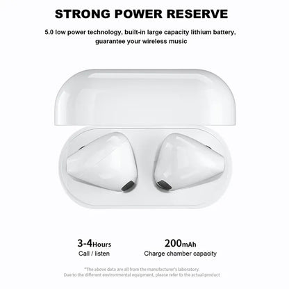 Pro 4 TWS Wireless Earphones Bluetooth Headphone Earbud Compatible 5.0 Waterproof Headset with Mic Pro4