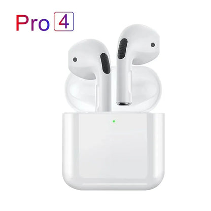 Pro 4 TWS Wireless Earphones Bluetooth Headphone Earbud Compatible 5.0 Waterproof Headset with Mic Pro4