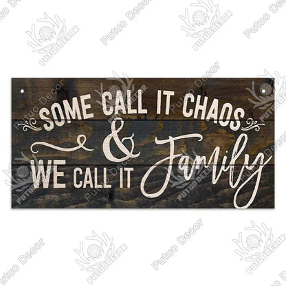 -Family Wooden Signs, Wall Plate Art Decor Friendship, Pendant, Home Decoration