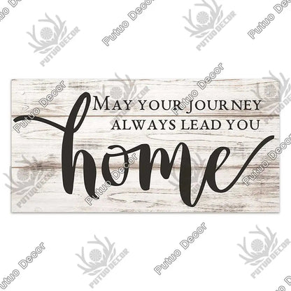 -Family Wooden Signs, Wall Plate Art Decor Friendship, Pendant, Home Decoration